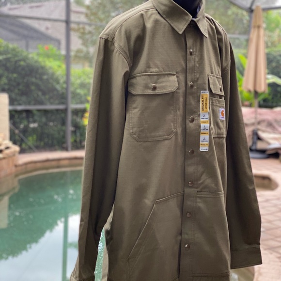 Carhartt Lined Ripstop Shirt Jacket 